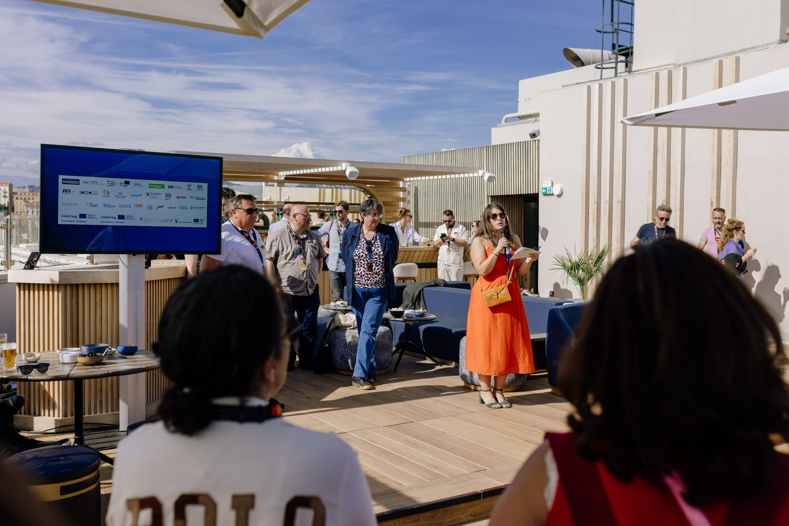 Corporate hospitality reception on the Croisette during the Cannes Film Festival 2027