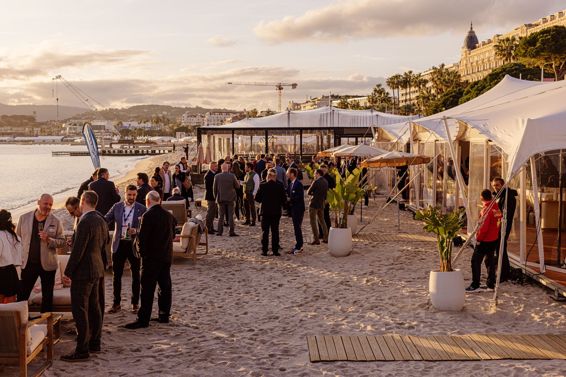 Corporate convention Cannes — plenary and reception at the Palais des Festivals